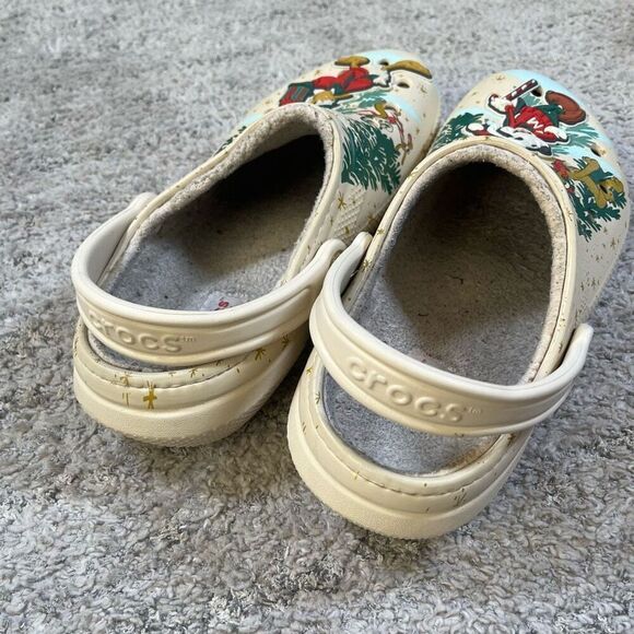 Disney Parks 2022 Christmas Mickey Mouse Donald Duck Adult Clogs Crocs - Picture 3 of 6